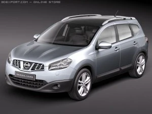 Nissan Qashqai 2 2011 Modelo 3D