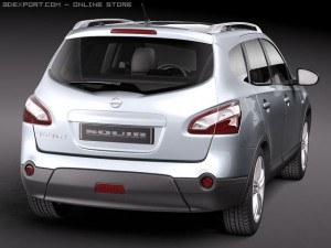 Nissan Qashqai 2 2011 3D 모델