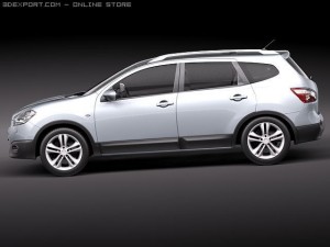 Nissan Qashqai 2 2011 3D 모델