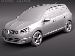 Nissan Qashqai 2 2011 3D 모델