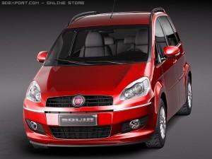 Fiat Idea 2011 3D Model