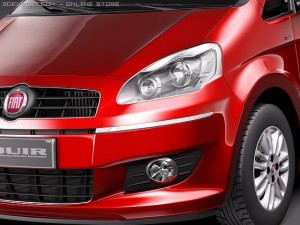 Fiat Idea 2011 3D Model