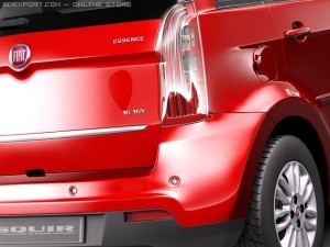 Fiat Idea 2011 3D Model