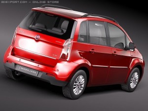 Fiat Idea 2011 3D Model