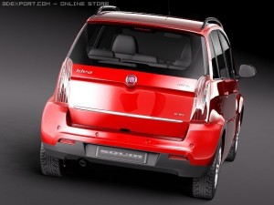 Fiat Idea 2011 3D Model