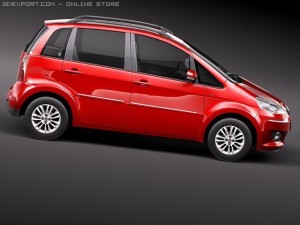 Fiat Idea 2011 3D Model