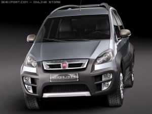 Fiat Idea Adventure 2011 Modelo 3D
