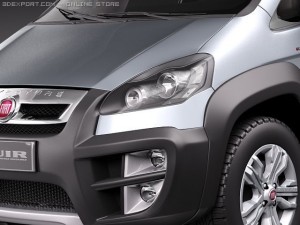 Fiat Idea Adventure 2011 Modelo 3D