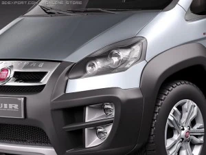 Fiat Idea Adventure 2011 3D Model