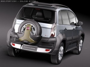 Fiat Idea Adventure 2011 Modelo 3D