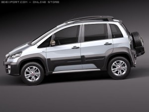 Fiat Idea Adventure 2011 Modelo 3D