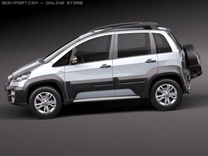 Fiat Idea Adventure 2011 3D Model