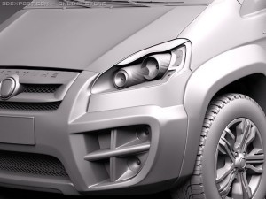 Fiat Idea Adventure 2011 Modelo 3D