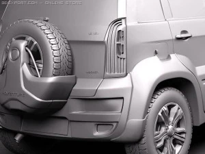 Fiat Idea Adventure 2011 3D Model