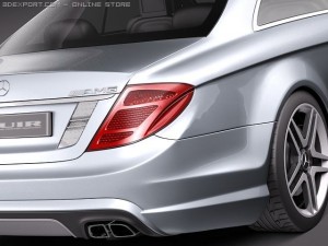 Mercedes-Benz CL 63 AMG 2011 3D 모델