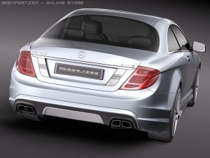 Mercedes-Benz CL 63 AMG 2011 3D 모델