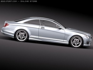 Mercedes-Benz CL 63 AMG 2011 3D 모델
