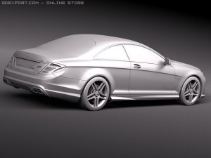Mercedes-Benz CL 63 AMG 2011 3D 모델