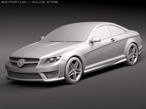 Mercedes-Benz CL 63 AMG 2011 3D 모델