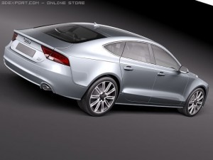 Audi A7 Sportback 2011 Modelo 3D
