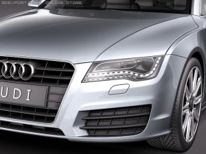 Audi A7 Sportback 2011 3D Model