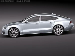 Audi A7 Sportback 2011 3D Model
