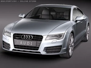 Audi A7 Sportback 2011 3D Model