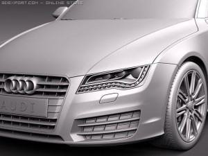 Audi A7 Sportback 2011 Modelo 3D