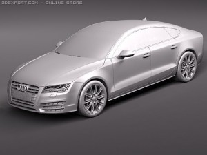 Audi A7 Sportback 2011 Modelo 3D