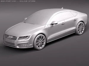 Audi A7 Sportback 2011 3D Model