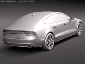 Audi A7 Sportback 2011 Modelo 3D