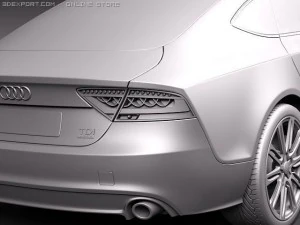 Audi A7 Sportback 2011 3D Model