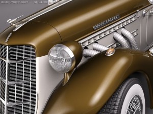 Auburn Speedster 851 3D Model