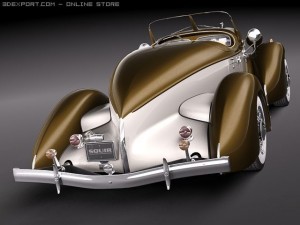 Auburn Speedster 851 3D Model