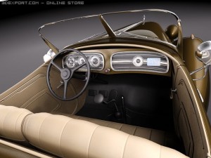 Auburn Speedster 851 3D Model