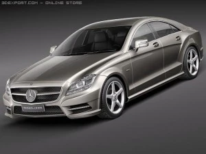 Mercedes-Benz CLS 2012 р.в 3D Модель