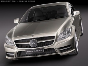 Mercedes-Benz CLS 2012 3D 模型