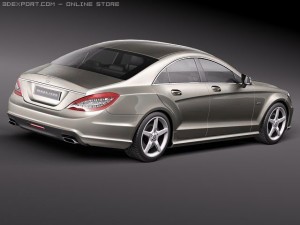 Mercedes-Benz CLS 2012 3D 模型