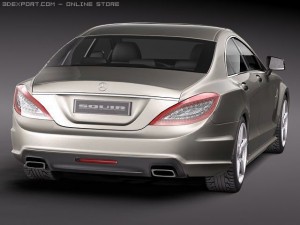 Mercedes-Benz CLS 2012 3D 模型