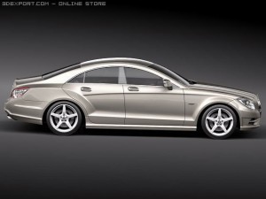 Mercedes-Benz CLS 2012 3D 模型