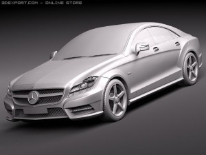 Mercedes-Benz CLS 2012 3D 模型