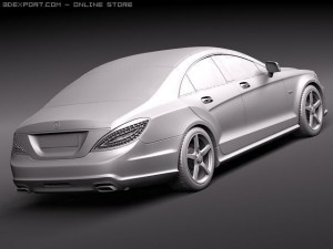 Mercedes-Benz CLS 2012 3D 模型