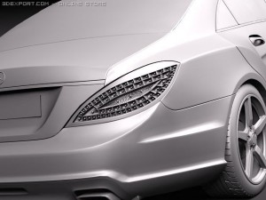 Mercedes-Benz CLS 2012 3D 模型