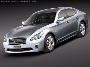 Infiniti M35H 2011 3D Model