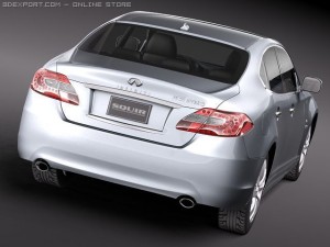 Infiniti M35H 2011 3D Model