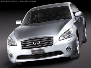 Infiniti M35H 2011 3D Model