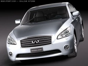 Infiniti M35H 2011 3D Model