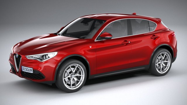 Alfa Romeo Stelvio TI 2020 Modèle 3D .c4d .max .obj .3ds .fbx .stl .blend 