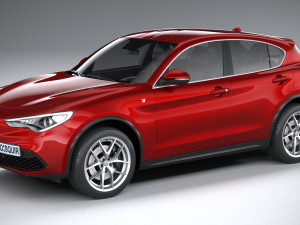 alfa romeo stelvio ti 2020 3D Model