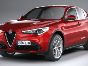 Alfa Romeo Stelvio TI 2020 Modèle 3D